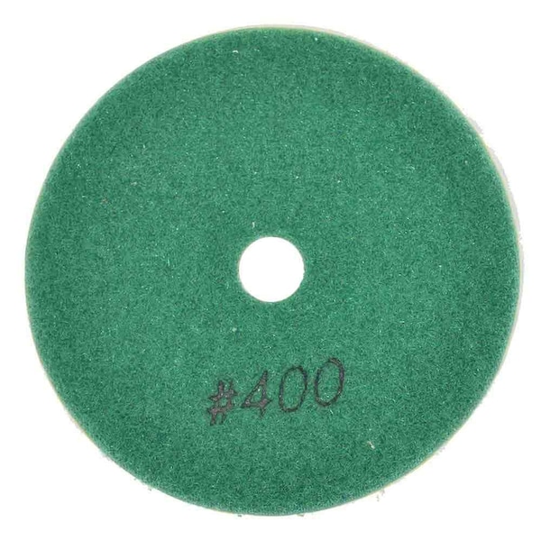 Specialty Diamond 4 Inch Diamond Wet Polishing Pad, 3mm Thick 400 Grit